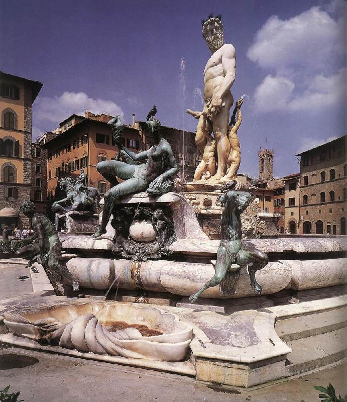 AMMANATI, Bartolomeo Fountain of Neptune Sweden oil painting art